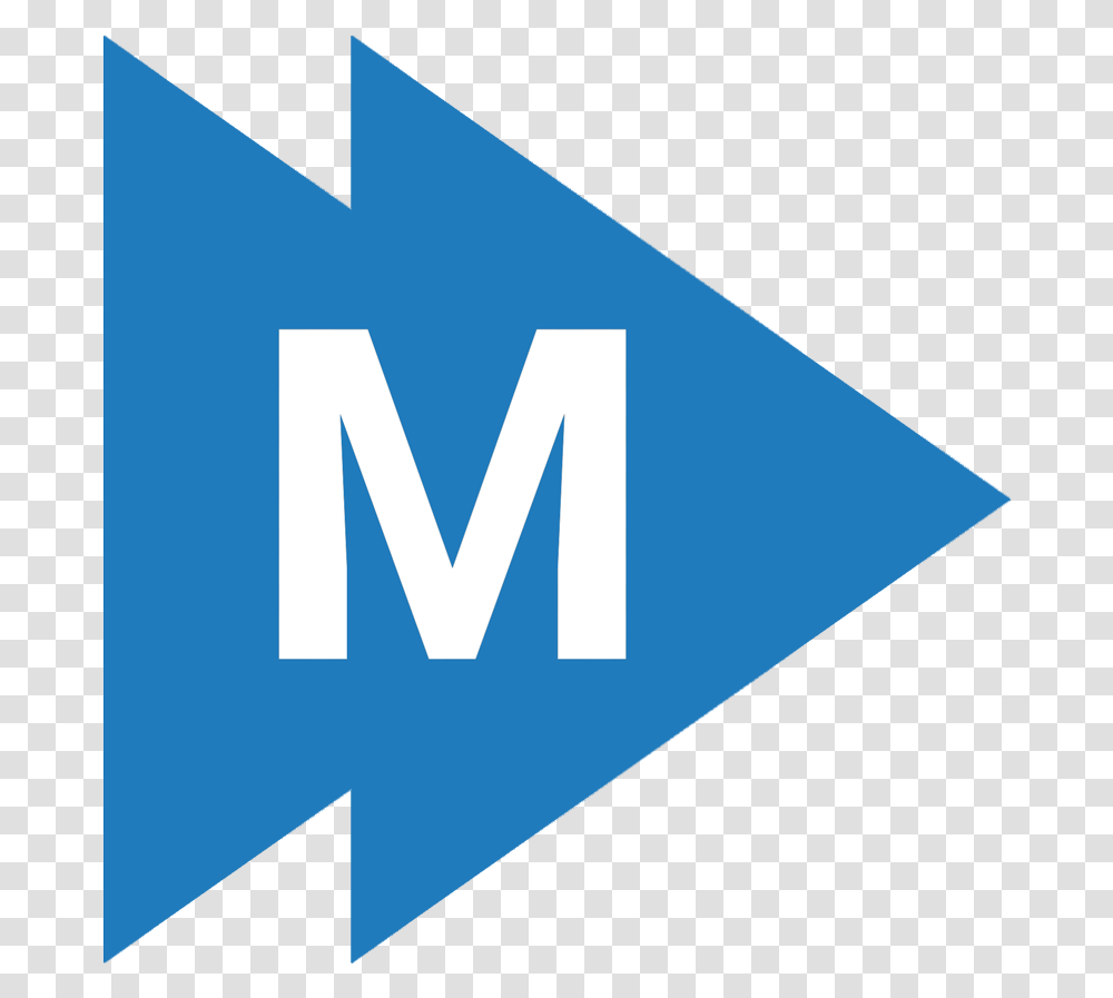 Bm Logo Blue Triangle, Trademark, Metropolis Transparent Png
