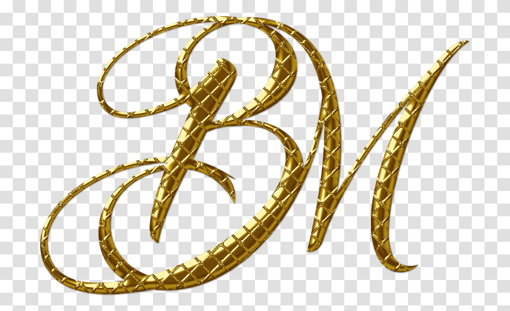Bm Tattoo Bm Logo, Gold, Number Transparent Png