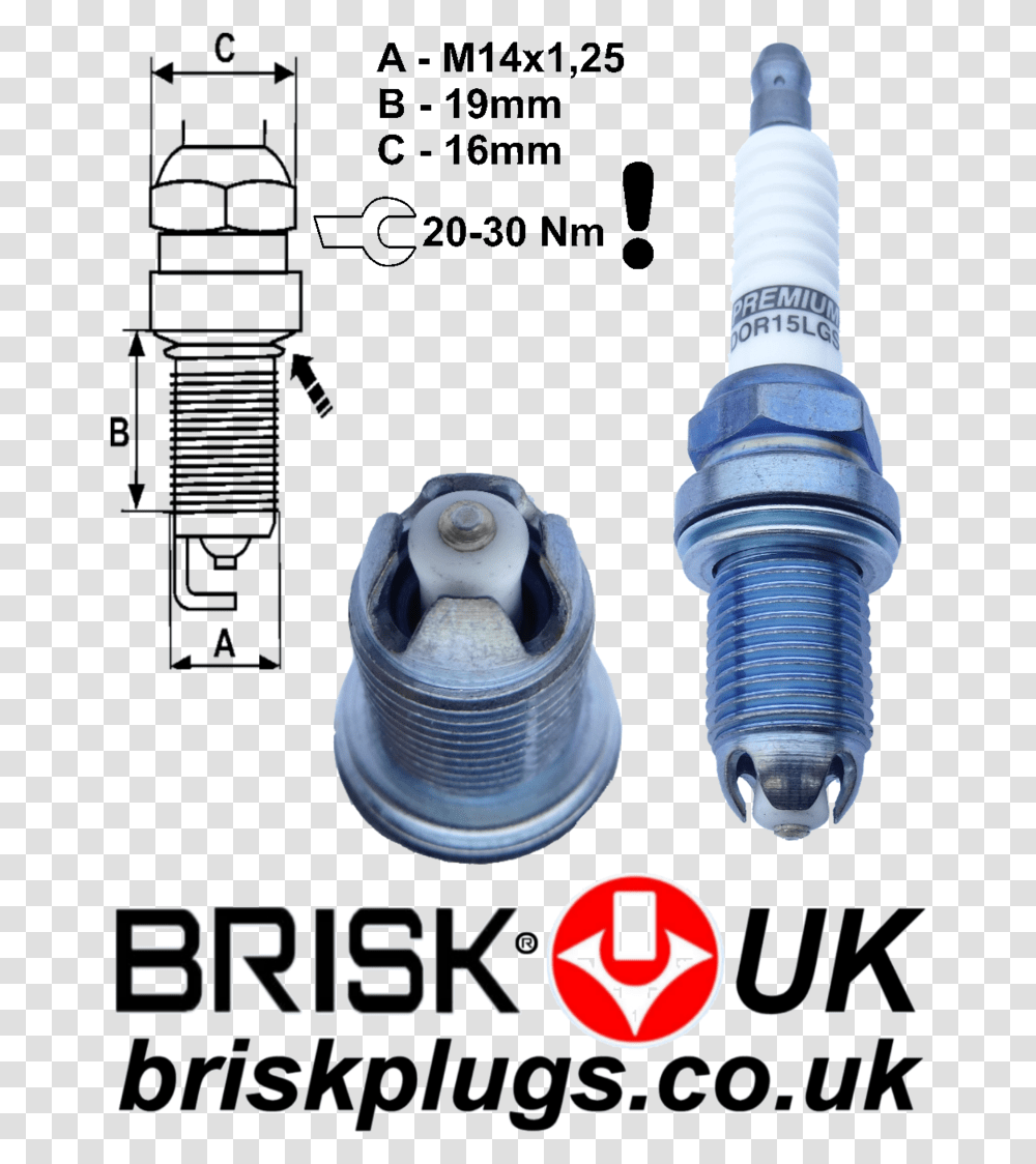 Bmw 535i 540i M5 E39 95 04 Brisk Racing Spark Plugs Tuning Spark Plug Yrv Turbo, Machine, Light, Suspension, Coil Transparent Png