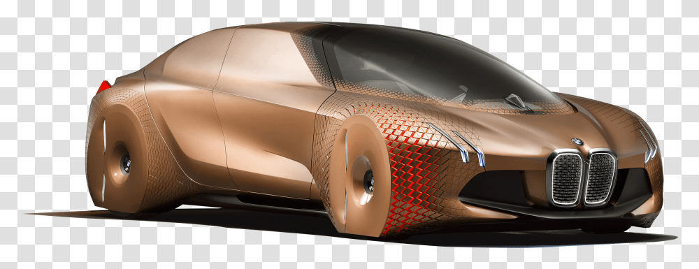 Bmw Group The Next 100 Years Gold Bmw Futuristic Car, Tire, Wheel, Machine, Car Wheel Transparent Png