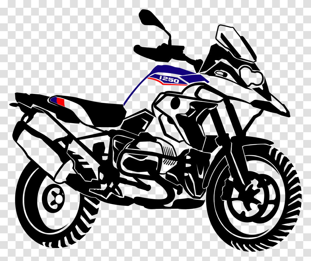 Bmw Gs 1200 Vector, Lawn Mower, Tool, Transportation, Vehicle Transparent Png