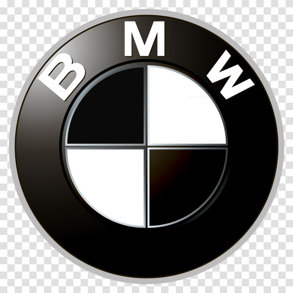 Bmw Logo Schwarz Wei, Trademark, Emblem Transparent Png