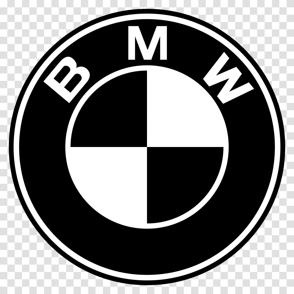 Bmw Logo Svg Vector Black And White Bmw Logo, Symbol, Trademark, Text, Emblem Transparent Png
