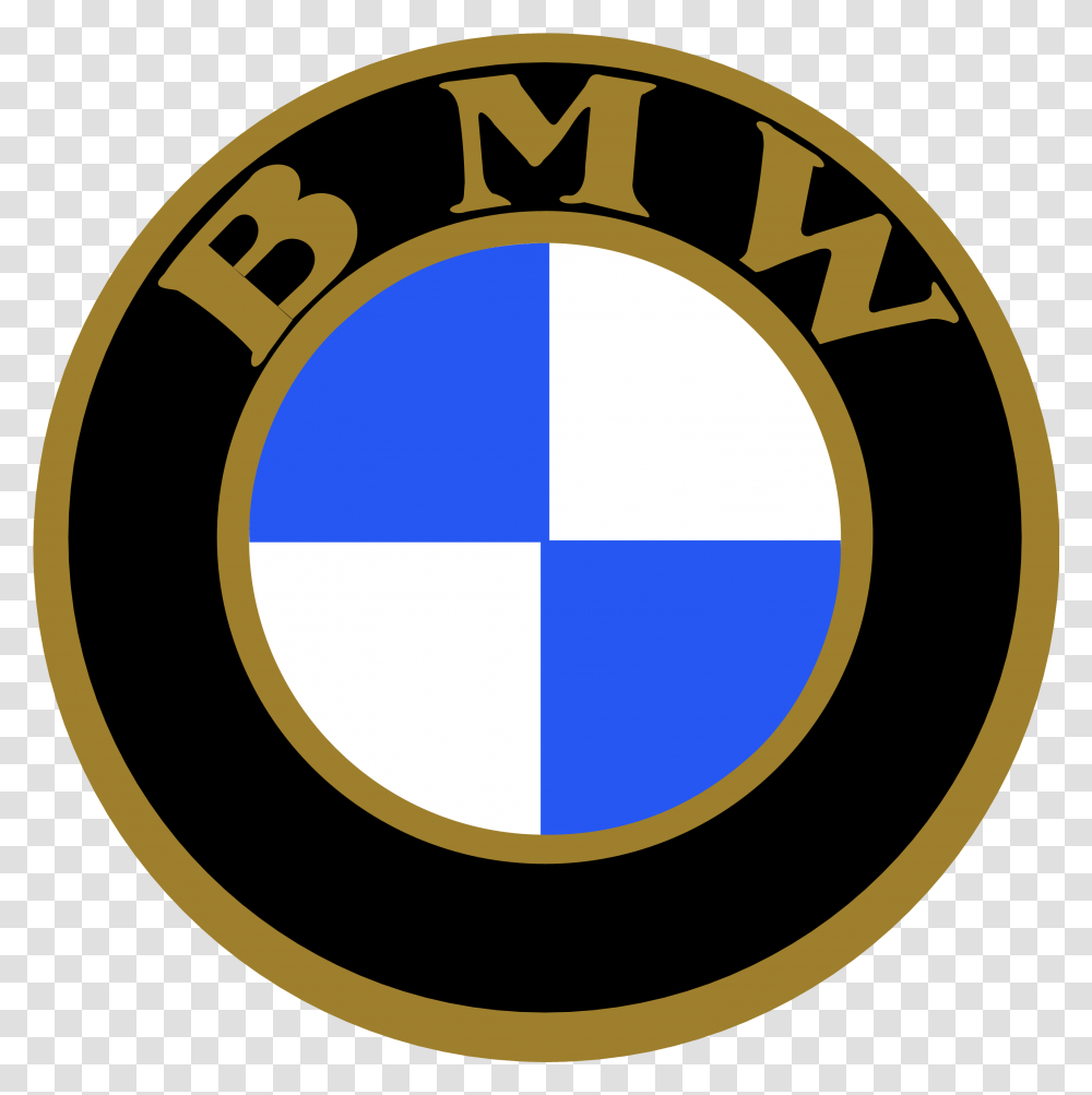 Bmw Logo Vector Clipart Old Bmw Logo, Symbol, Trademark, Emblem, Tape Transparent Png