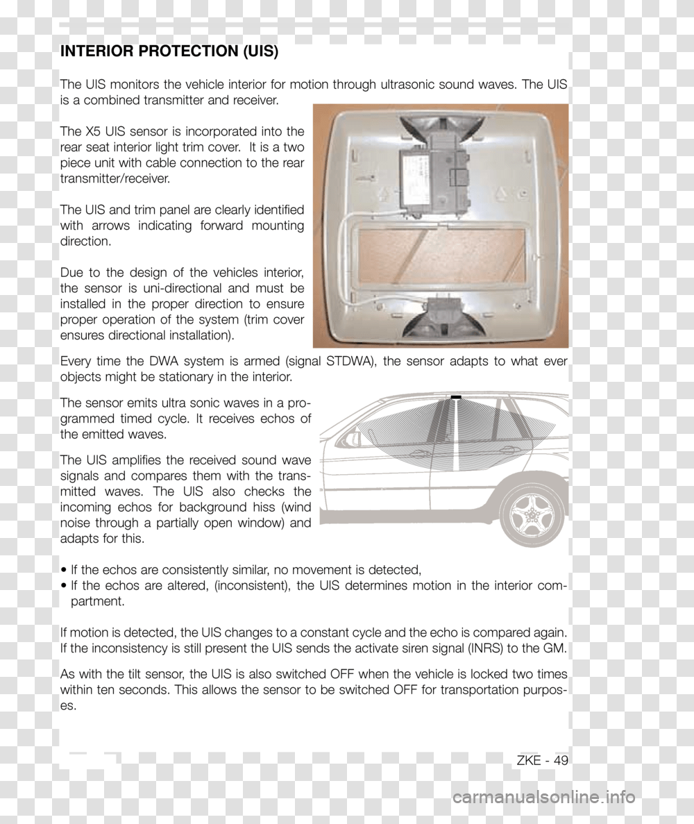 Bmw X5 2003 E53 Central Body Electronics Workshop Manual Minivan, Page, Car, Vehicle Transparent Png
