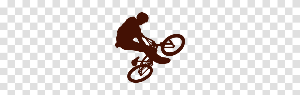 Bmx Bicycle Stunt Silhouette, Vehicle, Transportation, Bike, Cyclist Transparent Png
