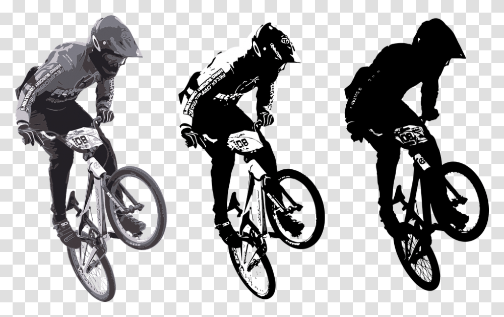 Bmx Race, Person, Human, Helmet Transparent Png