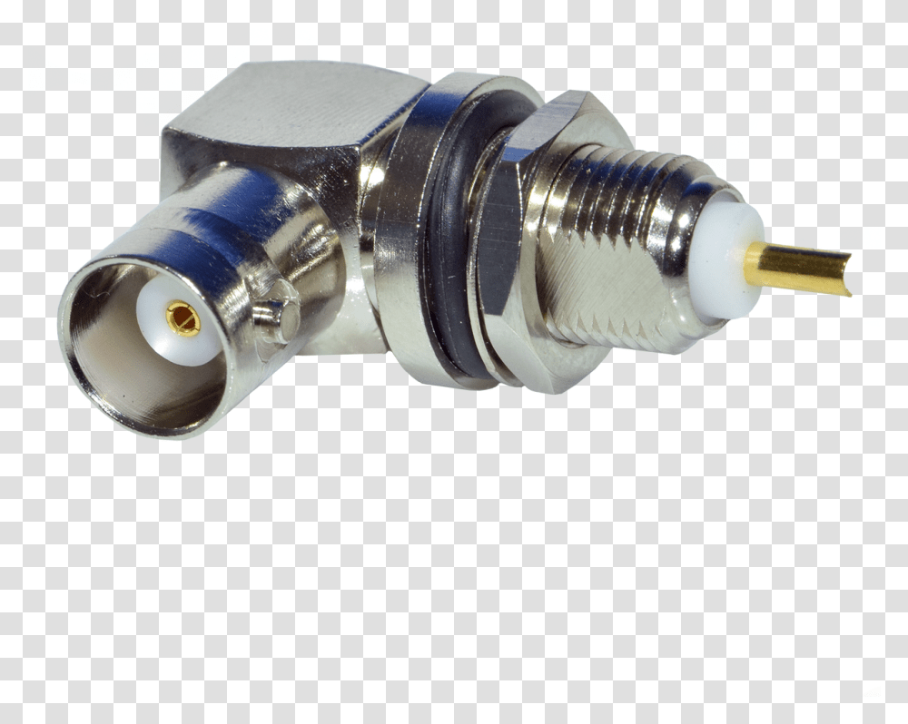 Bnc Right Angle Jack Connector Electrical Connector, Machine, Power Drill, Tool, Screw Transparent Png