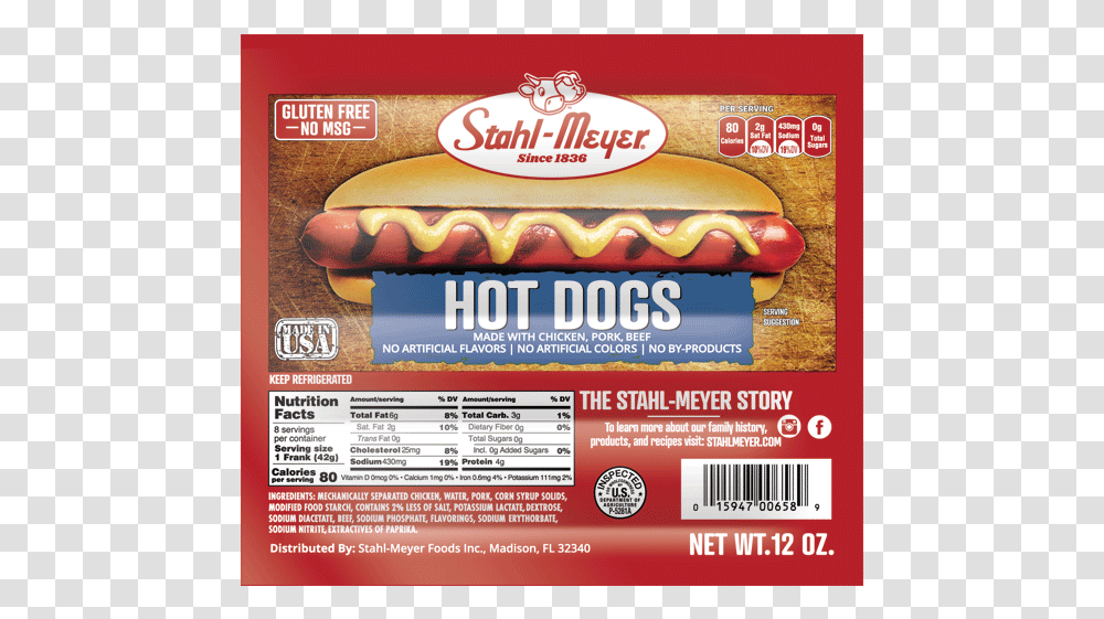 Bnh, Hot Dog, Food, Label Transparent Png