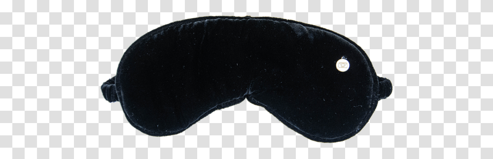 Bo Black Silk Velvet Sleeping Mask Coin Purse, Cushion, Pillow, Heel, Nature Transparent Png