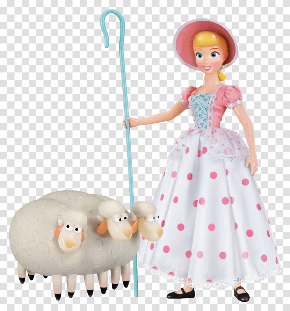 Bo Peep With Sheep Signature Collection 14 Action Toy Story 4 Bo Peep Sheep, Doll, Figurine, Person, Human Transparent Png