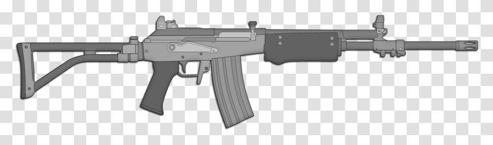 Bo3 Vmp Gray Ruger Ar, Gun, Weapon, Weaponry, Rifle Transparent Png