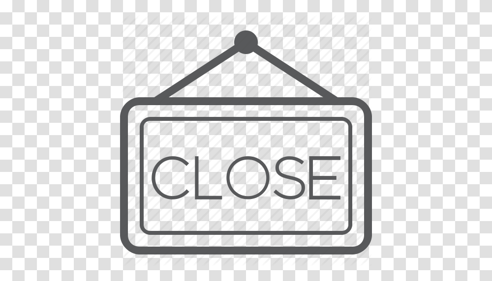 Board Close Close Board Hanging Sign Signboard Icon, Label, Plant, Silhouette Transparent Png