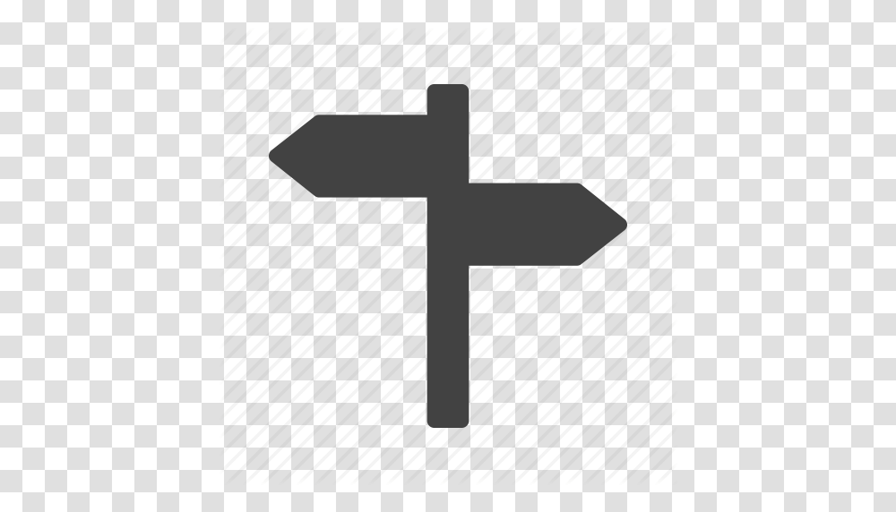 Board Direction Post Road Sign Traffic Travel Icon, Cross, Crucifix Transparent Png