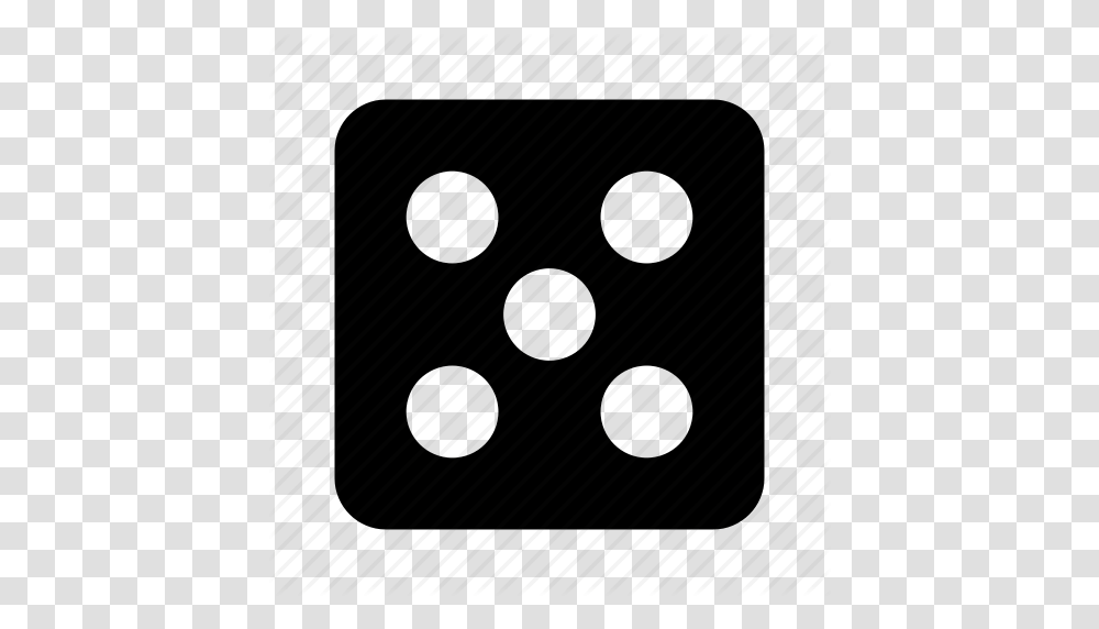 Board Game Dice Five Gamble Game Icon, Domino, Flooring Transparent Png
