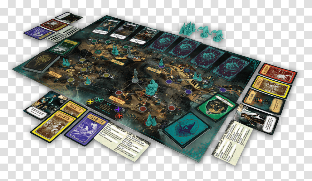 Board Game Edge Of Darkness Board Game Transparent Png