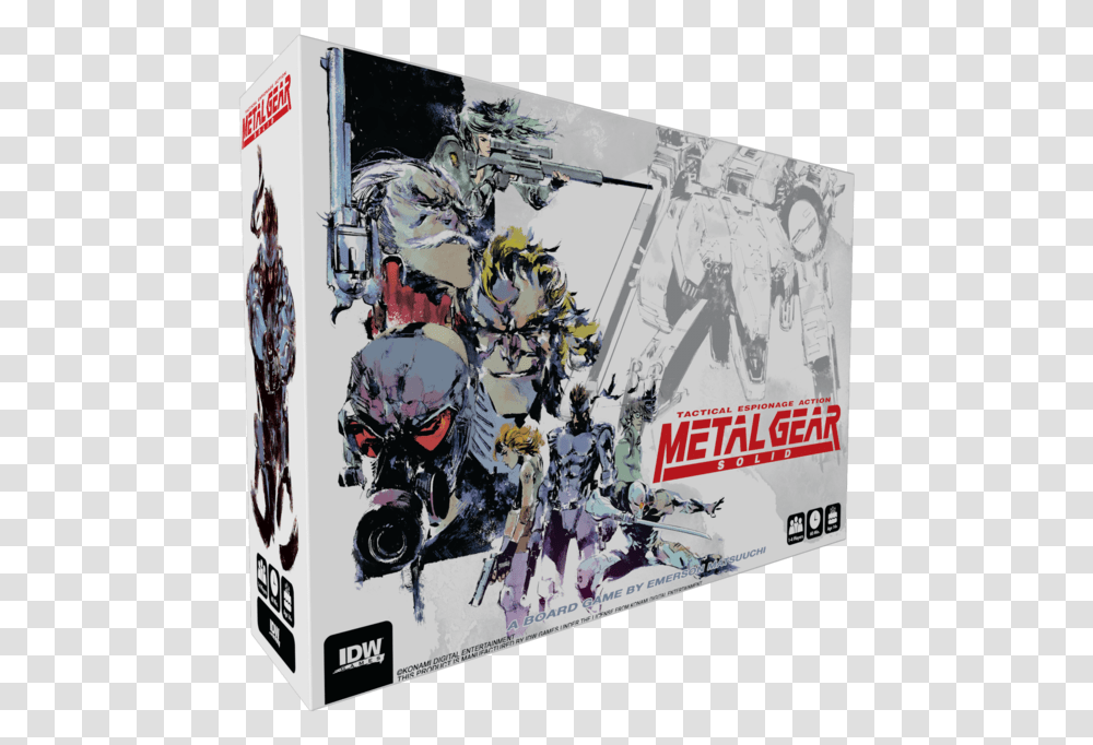 Board Game Metal Gear Solid, Poster, Advertisement, Machine, Person Transparent Png