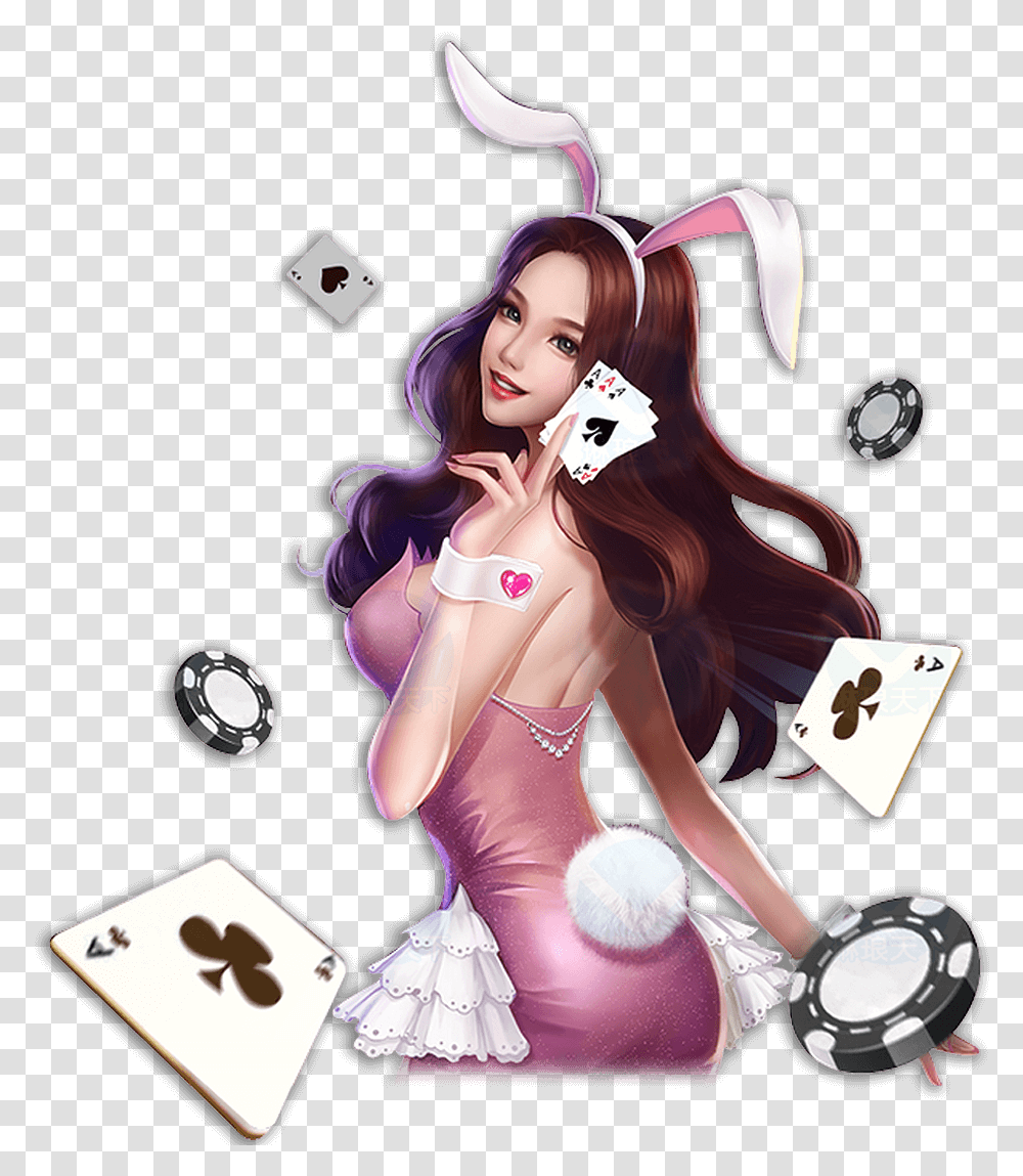 Boardgames Banner Casino Cartoon Girl, Person, Human, Wristwatch, Performer Transparent Png