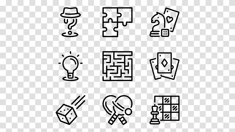 Boardgames Line Surf Icons, Gray, World Of Warcraft Transparent Png