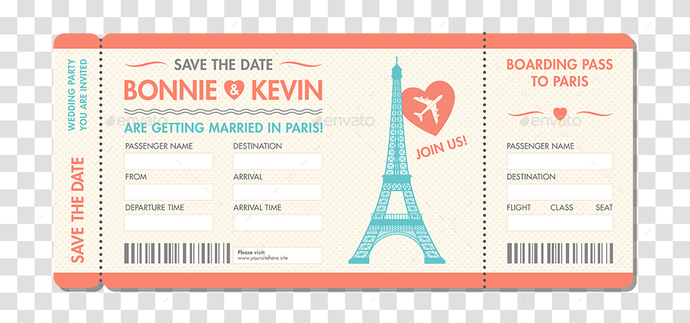 Boarding Pass Invitation, Paper, Advertisement, Poster Transparent Png