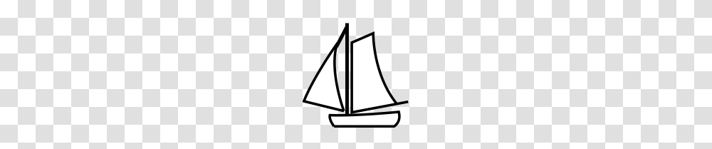 Boat Clipart Black And White Clip Art, Stencil, Arrow, Triangle Transparent Png