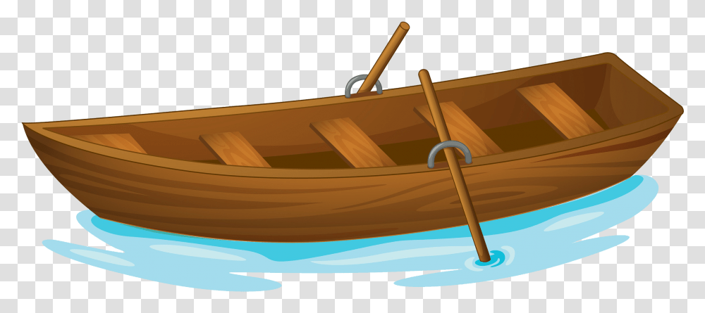 Boat Clipart Leak Boat On Water Clipart, Canoe, Rowboat, Vehicle, Transportation Transparent Png