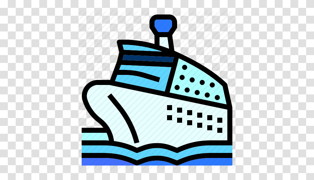 Boat Cruise Liner Ship Yacht Icon, Label, Sticker, Word Transparent Png