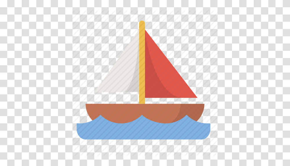 Boat Leisure Nautical Ocean Sail Sailboat Sea Icon, Flag, Vehicle, Transportation, Watercraft Transparent Png