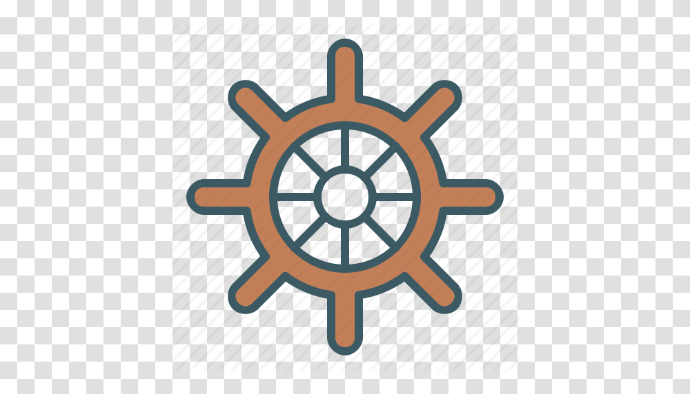 Boat Marine Navigation Ship Steering Wheel Icon, Machine, Gear, Cross Transparent Png