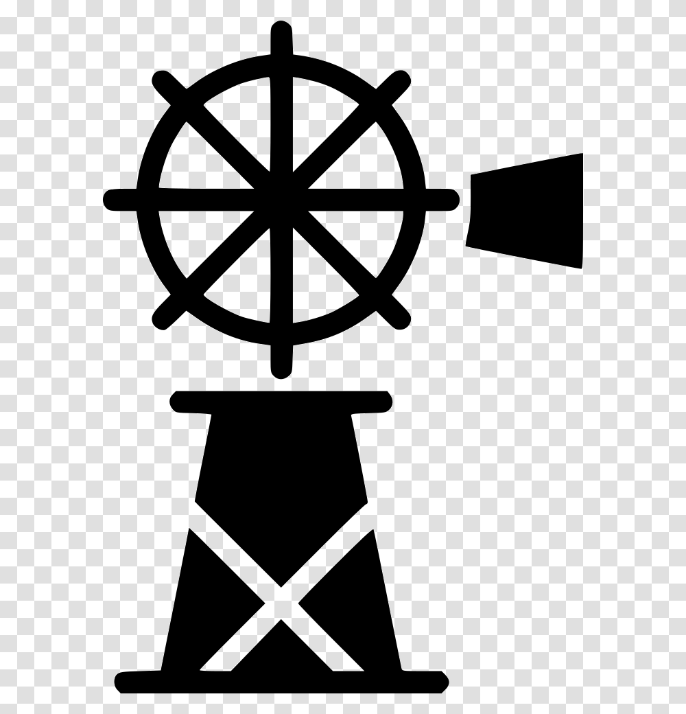 Boat Steering Wheel Icon, Stencil, Star Symbol, Logo Transparent Png