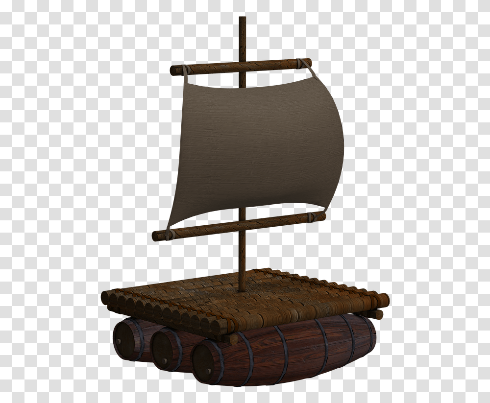 Boat Wooden Raft Background, Cushion, Pillow, Lamp, Furniture Transparent Png