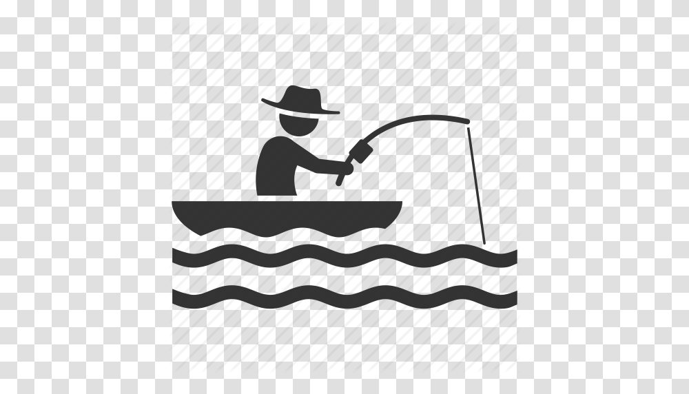 Boating Fish Hunter Icon, Word, Alphabet, Silhouette Transparent Png