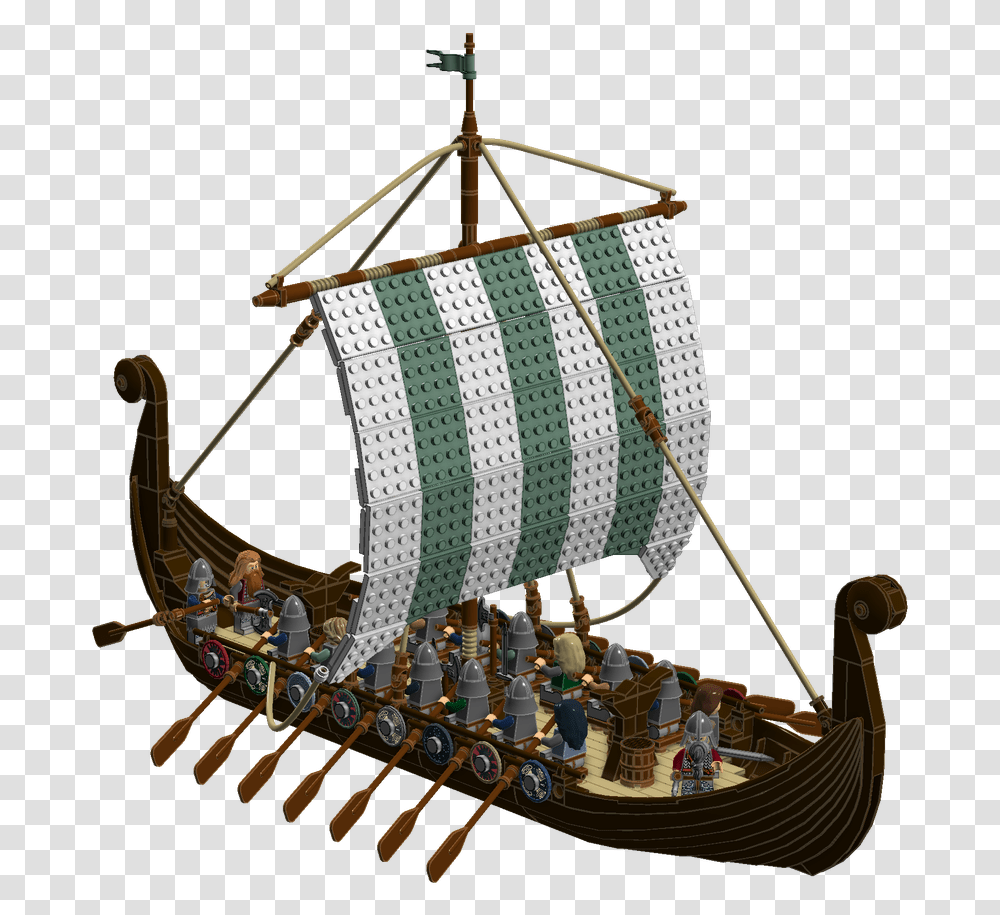 Boats Medieval Lego Viking Ship 3d Model, Chandelier, Vehicle, Transportation, Furniture Transparent Png