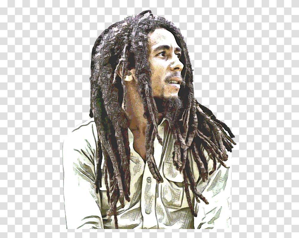 Bob Bobmarley Marley Rasta Rastaman Reggae King Download Gambar Bob Marley Rasta, Head, Person, Face Transparent Png