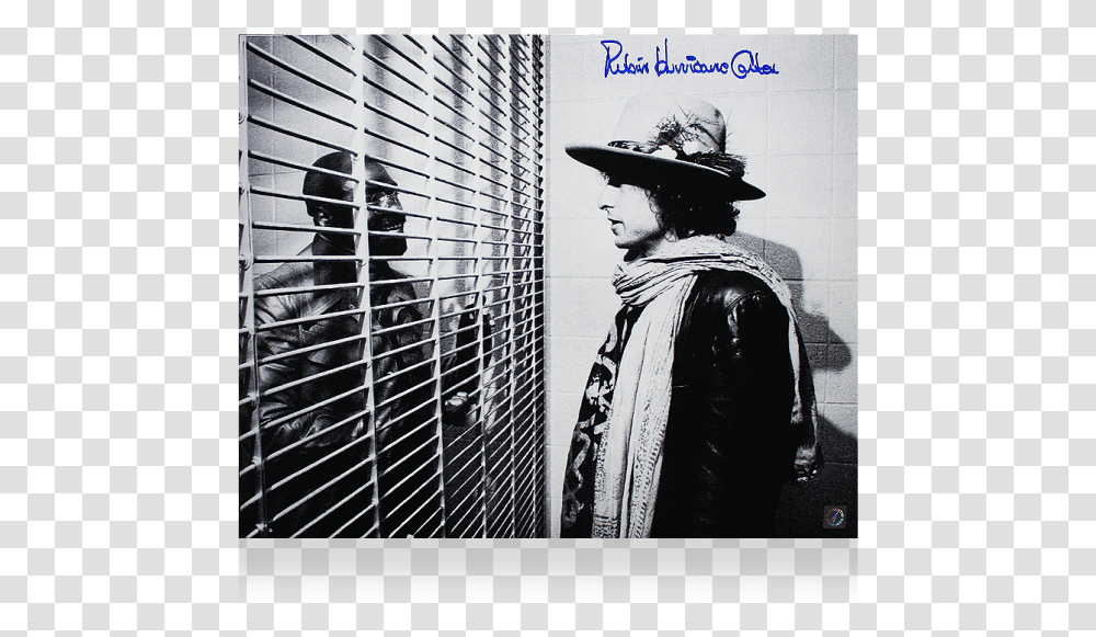 Bob Dylan And Hurricane, Hat, Person, Overcoat Transparent Png