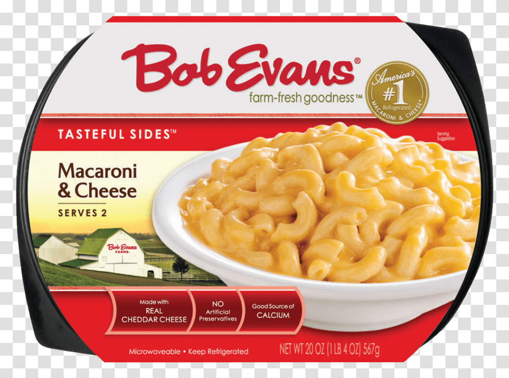 Bob Evans Macaroni And Cheese Bob Evans Mashed Potatoes, Pasta, Food, Label Transparent Png