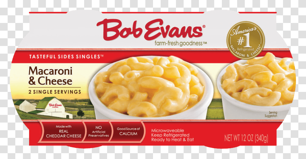 Bob Evans Macaroni And Cheese Two Singles Bob Evans Mac And Cheese Cups, Pasta, Food Transparent Png