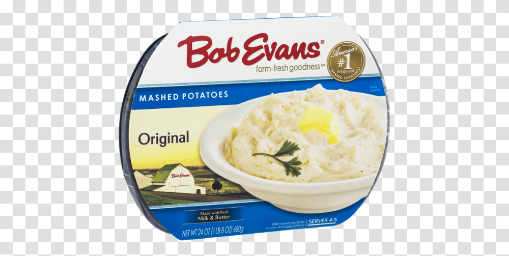Bob Evans Mashed Potatoes, Food, Ice Cream, Dessert, Creme Transparent Png