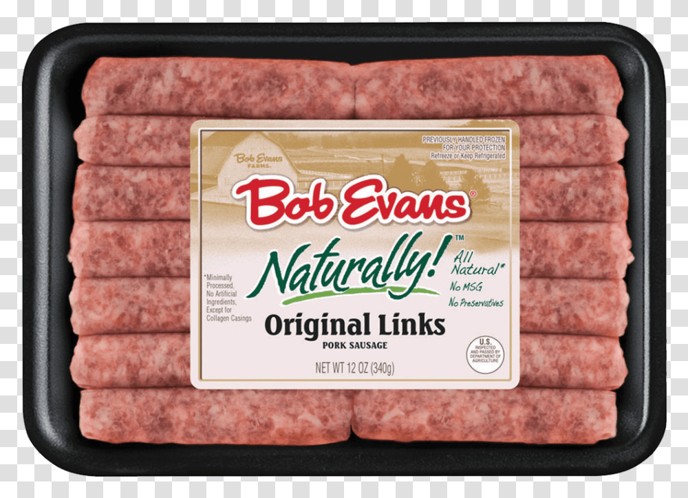 Bob Evans Naturally Original Sausage Links Bob Evans Natural Sausage Links Nutrition, Pork, Food, Plant Transparent Png