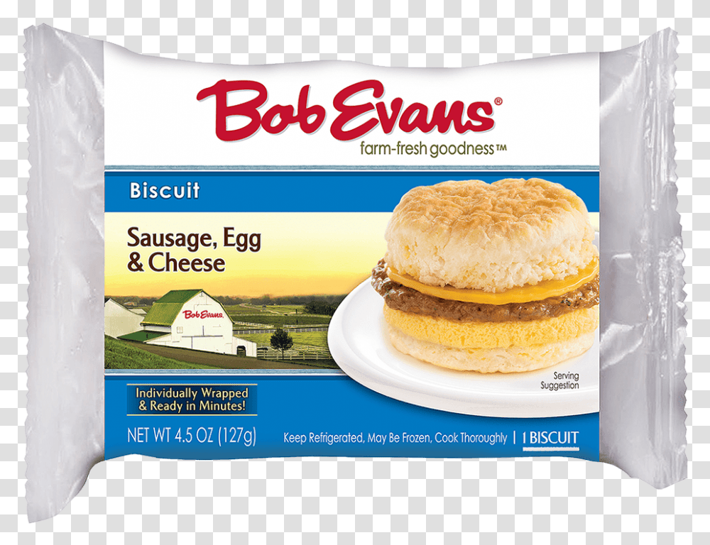 Bob Evans Single Serve Sausage Egg Amp Cheese Biscuit Bob Evans Mashed Potatoes Kroger, Burger, Food, Bread, Advertisement Transparent Png