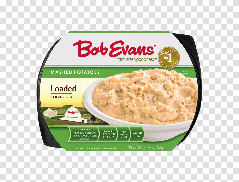 Bob Evans Sour Cream Chive Mashed Potatoes, Ice Cream, Dessert, Food, Creme Transparent Png