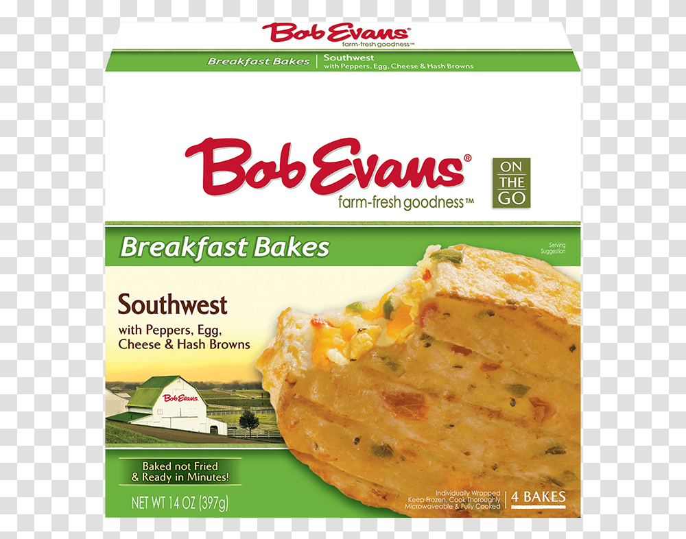 Bob Evans Southwest Breakfast Bake Bob Evans Mashed Potatoes, Bread, Food, Pancake, Tortilla Transparent Png