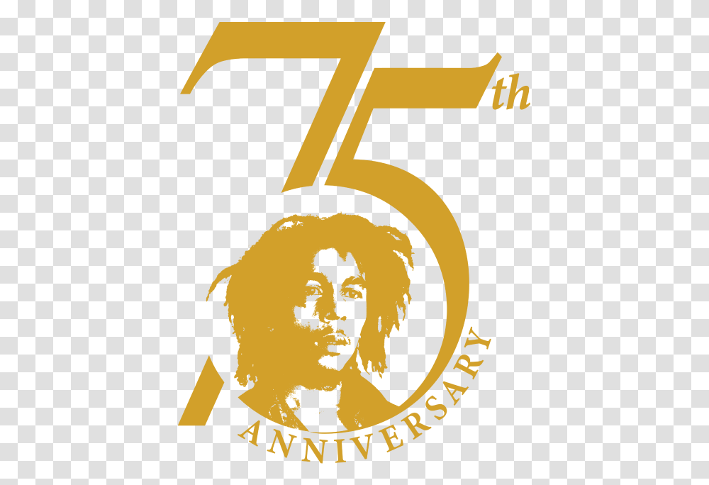 Bob Marley Bob Marley 75th Birthday, Number, Symbol, Text, Poster Transparent Png