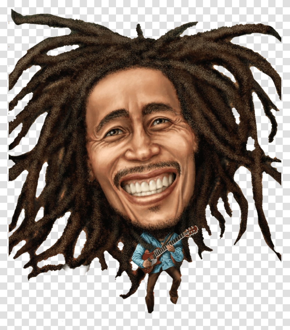 Bob Marley Bob Marley, Face, Person, Head, Hair Transparent Png