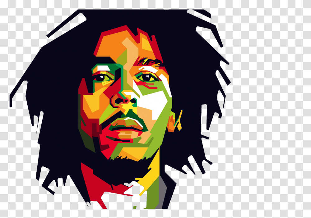 Bob Marley Bob Marley, Head, Modern Art Transparent Png