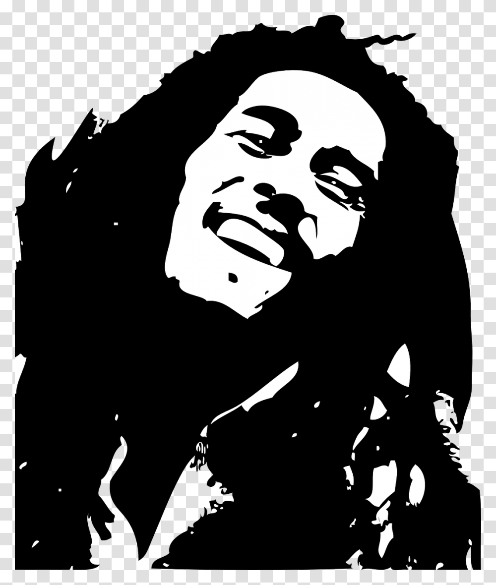 Bob Marley, Celebrity, Stencil, Person, Human Transparent Png