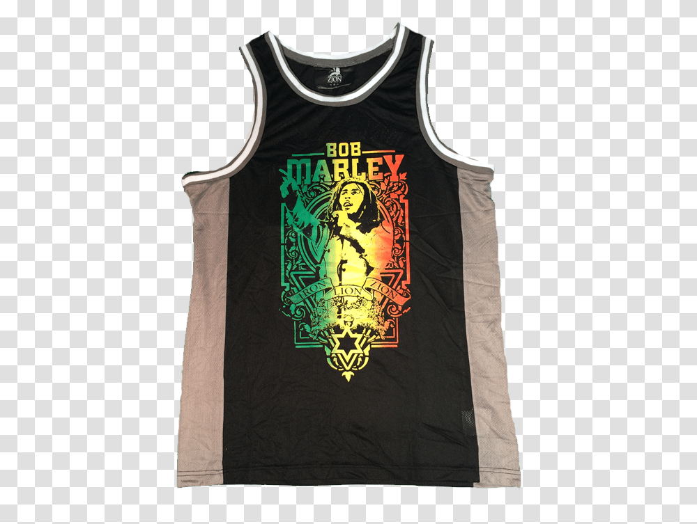 Bob Marley Frame Basketball Jersey Active Tank, Apparel, Shirt, Tank Top Transparent Png