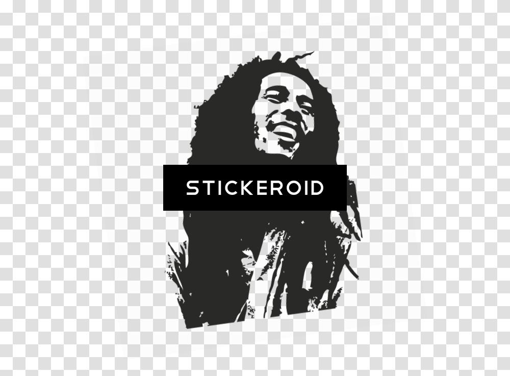 Bob Marley Love The Life You Live Bob Marley Quote, Poster, Face, Stencil Transparent Png