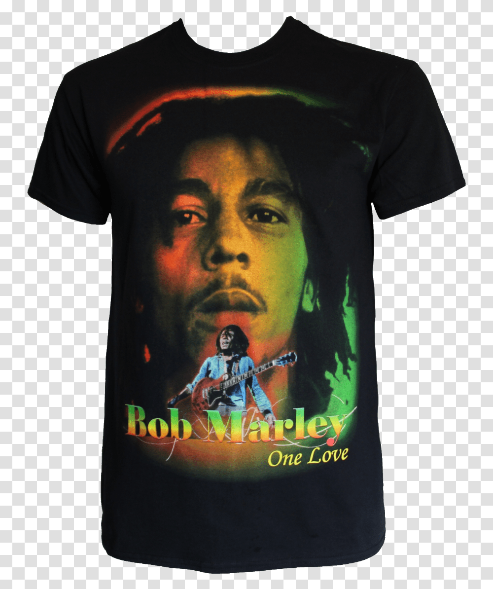 Bob Marley One Love, Clothing, Apparel, T-Shirt, Person Transparent Png