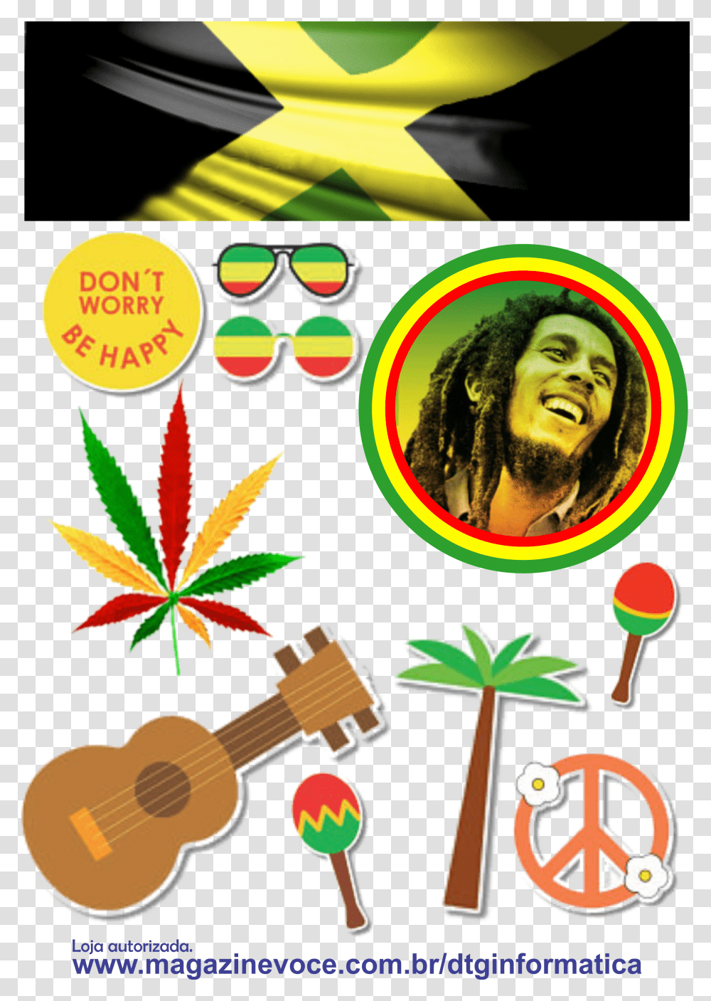 Bob Marley, Person, Guitar, Musical Instrument, Plant Transparent Png